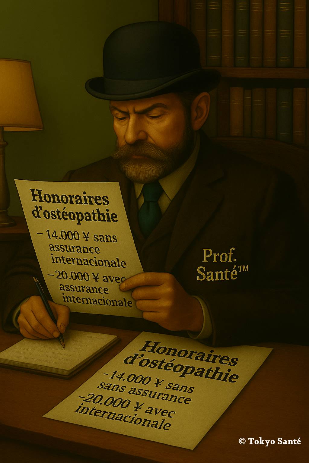 Examen des honoraires d'ostéopathie